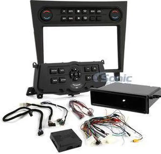 Alt view image 2 of 6 - Metra 99-7625B Black Single/Double DIN Dash Kit for Select 2008-13 Infiniti G37