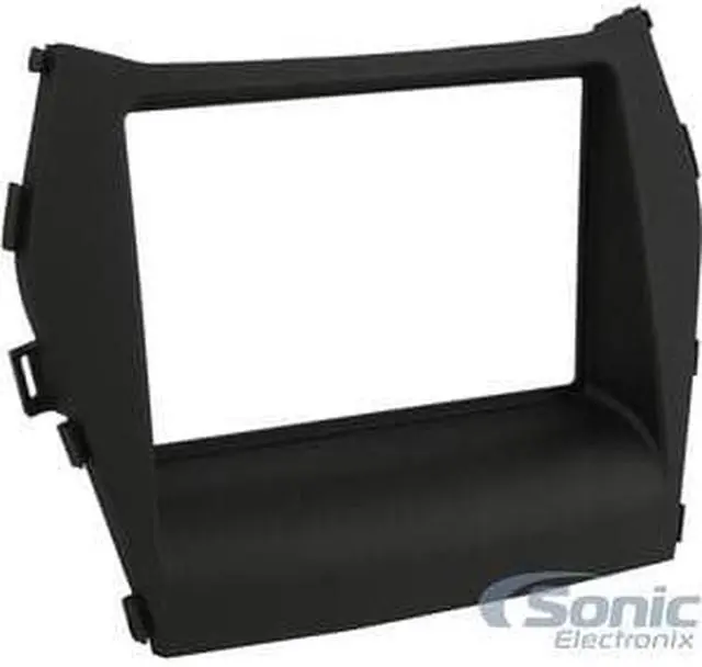 Alt view image 2 of 6 - Metra 95-7354B Double DIN Install Dash Kit for 2013 Hyundai Santa Fe Vehicle