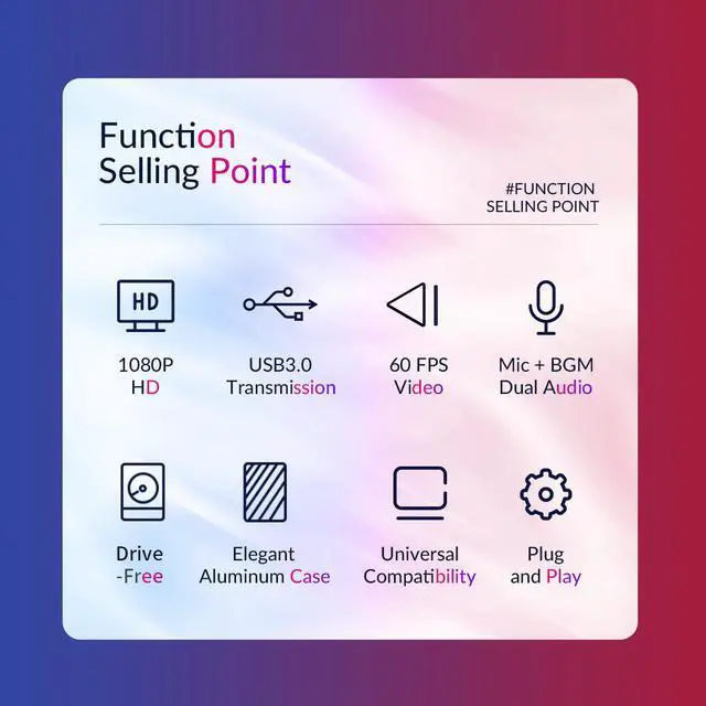 Alt view image 5 of 7 - ORICO Aluminum Video Capture Card HDMI-Compatible To USB3.0 HD 1080P@60Hz Record Game Live Streaming for Camera PC PS3 PS4 TV xbox Linux