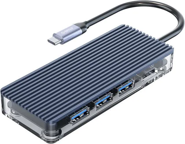Main image of ORICO 6-in-1 USB Type C to 4K HDMI-Compatible Adapter Docking Station, 3 USB 3.0 Ports, 1x 4K HDMI-Compatible and SD/ Micro SD Card Reader Combo, Up to 5Gbps,Plug and Play