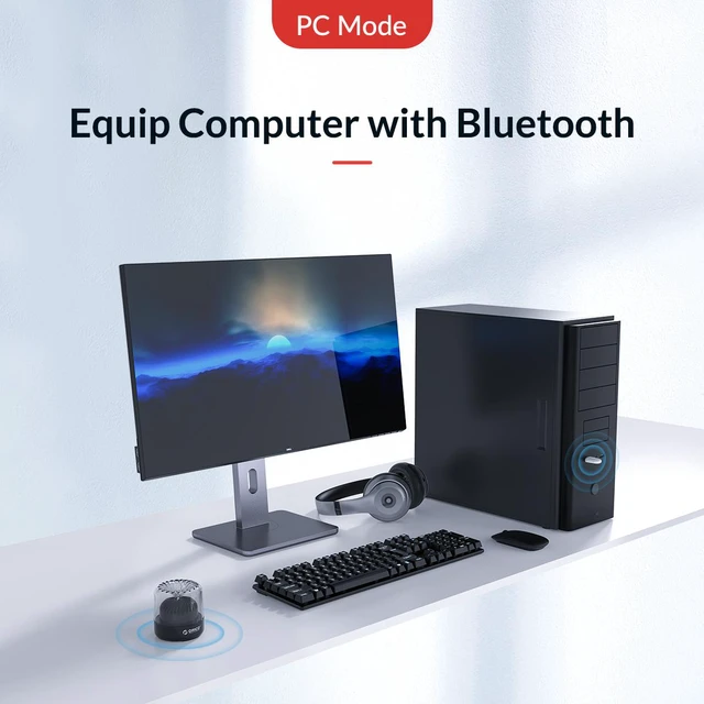 Alt view image 2 of 7 - ORICO USB Bluetooth-Compatible 5.0 Transmitter Audio Adapter for Nintendo Switch PS4 Laptop TV Mode Support Dual Connections