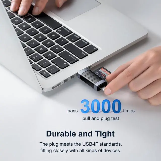 Alt view image 6 of 7 - ORICO USB3.0 SD TF Card Reader Memory Portable Smart Card Reader to SDXC, SDHC, MMC Memory Card Adapter PC Laptop Accessories 2 in 1, USB3.0  to TF/SD Single Read
