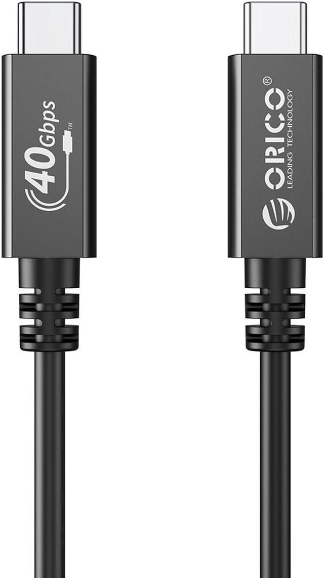 IF Certified ORICO USB4 to USB C Cable 40Gbps Transfer 1ft/30cm, 100W PD, USB  C