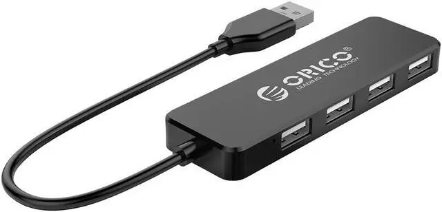 Main image of USB HUB, ORICO 4 Port Portable USB2.0 HUB  High Speed USB Splitter Portable OTG Adapter For Computer Laptop Tablet Accessories
