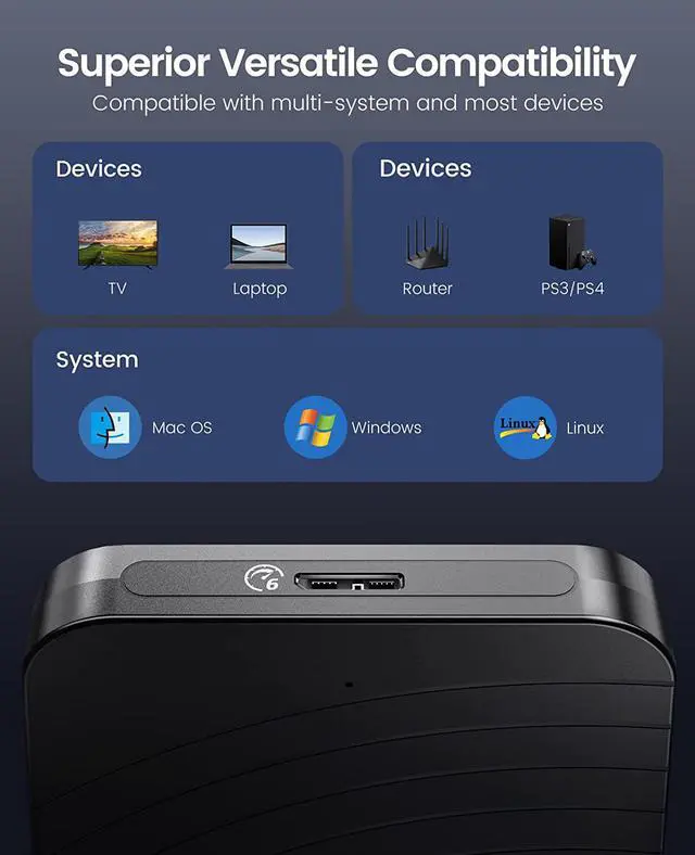 Alt view image 6 of 7 - ORICO 2.5-Inch Hard Drive Enclosure USB 3.0 to SATA for 2.5 HDD or SSD 7mm 9.5 mm External HDD Enclosure Up to 6TB with UASP Tool-Free for Office-HM25U3