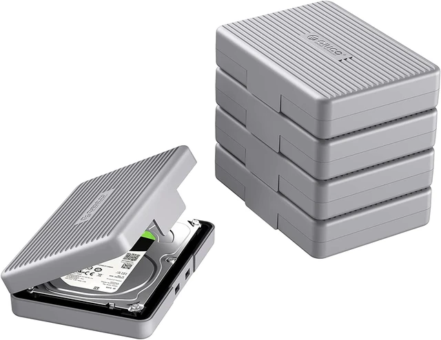 Main image of ORICO 3.5 inch HDD Protection Box Case Storage Case PP+EVA Material Anti-Static/Anti-Shake/Water Resistant/Dust Resistant - 5 Packs