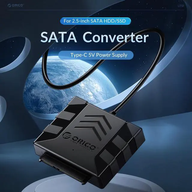 Alt view image 2 of 7 - ORICO USB 3.0 to SATA Cable 5Gbps Hard Drive Adapter Converter for 2.5'' SATA External HDD/SSD USB Type-C to SATA 1m 2.5in HDD/SSD