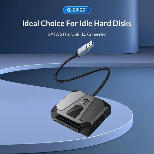 Alt view image 2 of 7 - ORICO HDD Drive Adapter USB 3.0 to SATA Cable SATA Converter SATA Adapte For 2.5'' HDD/SSD External Hard Drive Disk 0.5m 2.5in HDD/SSD