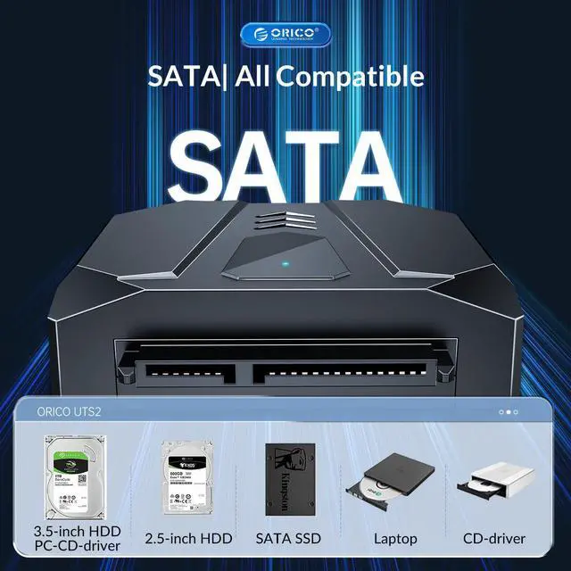 Alt view image 6 of 7 - ORICO HDD Drive Adapter USB 3.0 to SATA Cable SATA Converter SATA Adapte For 2.5'' HDD/SSD External Hard Drive Disk 0.5m 2.5in HDD/SSD