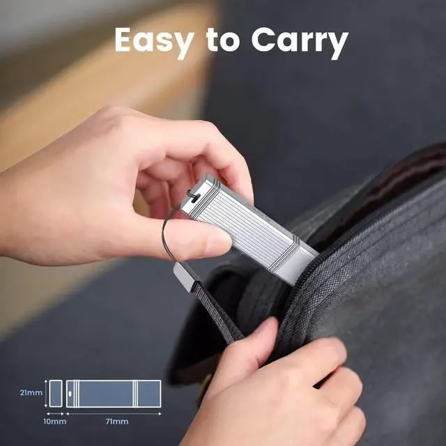 Alt view image 6 of 7 - ORICO USSD Mobile Solid U Disk 1TB Memory Stick Speed Up to 520MB/s Reading Thumb Drive USB 3.2 Pen Drive Metal Solid State U Disk Compatible with Laptop Computer USB-C