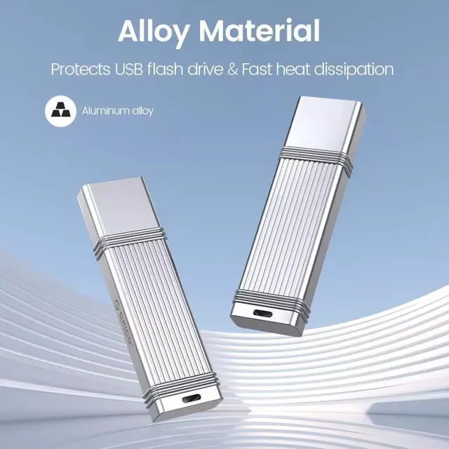 Alt view image 5 of 7 - ORICO USSD Mobile Solid U Disk 1TB Memory Stick Speed Up to 520MB/s Reading Thumb Drive USB 3.2 Pen Drive Metal Solid State U Disk Compatible with Laptop Computer USB-C