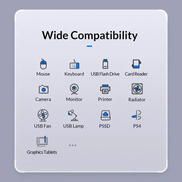 Alt view image 4 of 7 - ORICO USB C Hub to USB A Adapter, USB C Multiport Aadpter with USB 3.0, USB 2.0, Mini Portable USB C Hub with Aliumum Shell for iPad Pro 2021 2020 2018 12.9 11-inch iPad Air 4 Docking Station