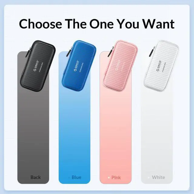 Alt view image 5 of 7 - ORICO M.2 Hard Drive Case Portable HDD Storage Protection Bag for External M.2 SSD /USB Cable /U Disk Large Capacity For TCM2-U4 TCM2-G20