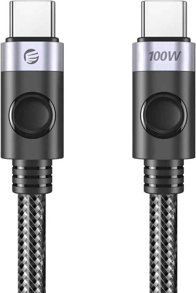 Main image of ORICO USB C Cable Nylon-braided USB C to USB C Cale PD 100W Charging and Data Transmission 480Mbps PD Type C Charging Cable for MacBook Pro Air, iPad Pro, Switch PS5, Huawei Samsung