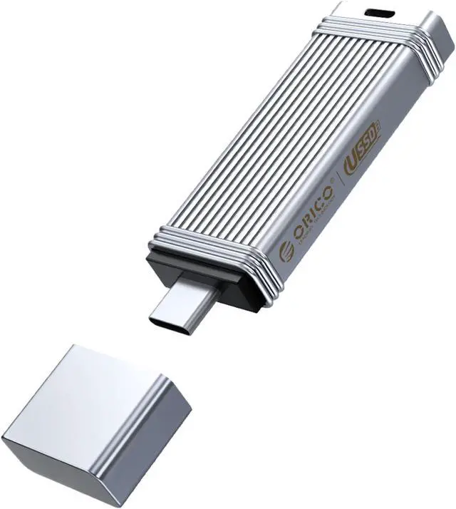 Main image of ORICO USSD Mobile Solid U Disk 512GB Memory Stick Speed Up to 520MB/s Reading Thumb Drive USB 3.2 Pen Drive Metal Solid State U Disk Compatible with Laptop Computer USB-C