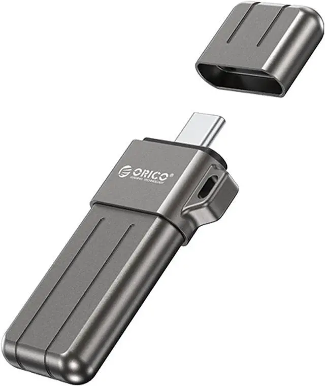 Main image of ORICO X Series USB Flash Drive USB 3.2 Flash Drive 260MB/S Pendrive USB3.2 Flash Drive for Android Micro/PC 128GB Gray 64GB USB C to USB C
