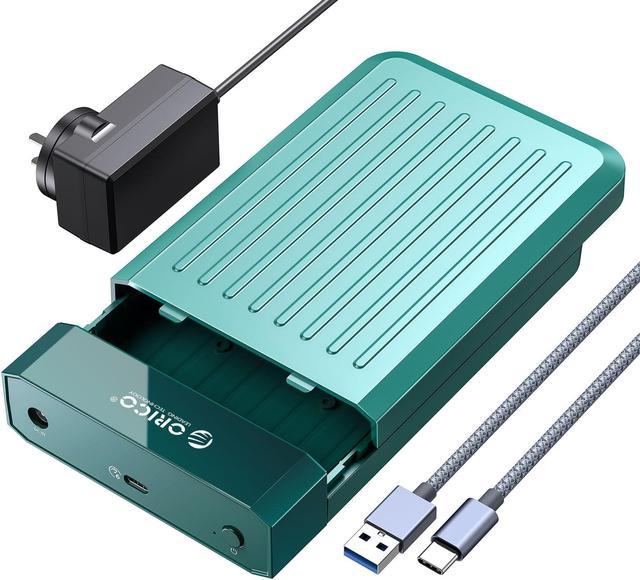 ORICO USB C External Hard Drive Enclosure with Upgrade Braided USB
