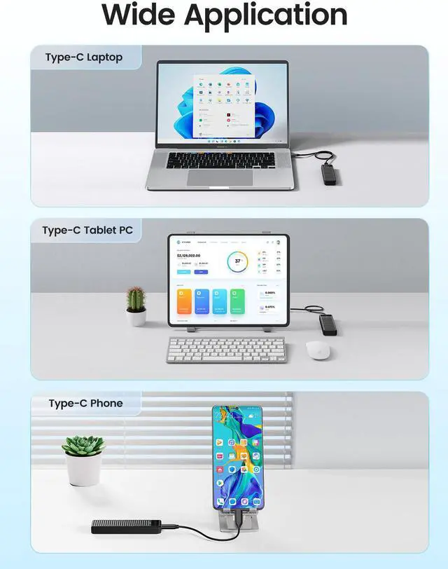 Alt view image 7 of 7 - ORICO M.2 NVMe SSD Enclosure Support USB3.2 Gen2 Protocol (10Gbps) M.2 Solid State Drive External Adapter Case Tool Free
