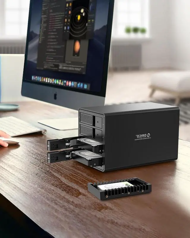 Alt view image 5 of 7 - [2Packs] ORICO 2.5 SSD SATA to 3.5 Hard Drive Adapter Internal Drive Bay Converter Mounting Bracket Caddy Tray for 7 / 9.5 / 12.5mm 2.5 inch HDD / SSD with SATA III Interface