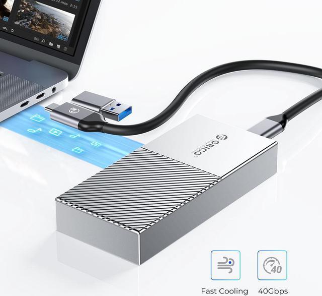 ORICO 20Gbps M.2 NVMe Aluminum SSD Enclosure - High-Speed Storage