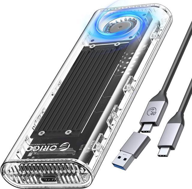 ORICO-Boîtier SSD M.2 40Gbps M2 NVMe vers USB Type C 4.0, adaptateur SSD  pour NVcloser M Key SSD Disk Box M.2 - AliExpress