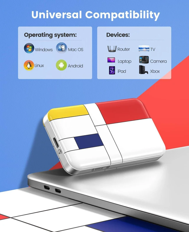 Alt view image 6 of 6 - ORICO 256GB Extreme Portable SSD External Solid State Drive