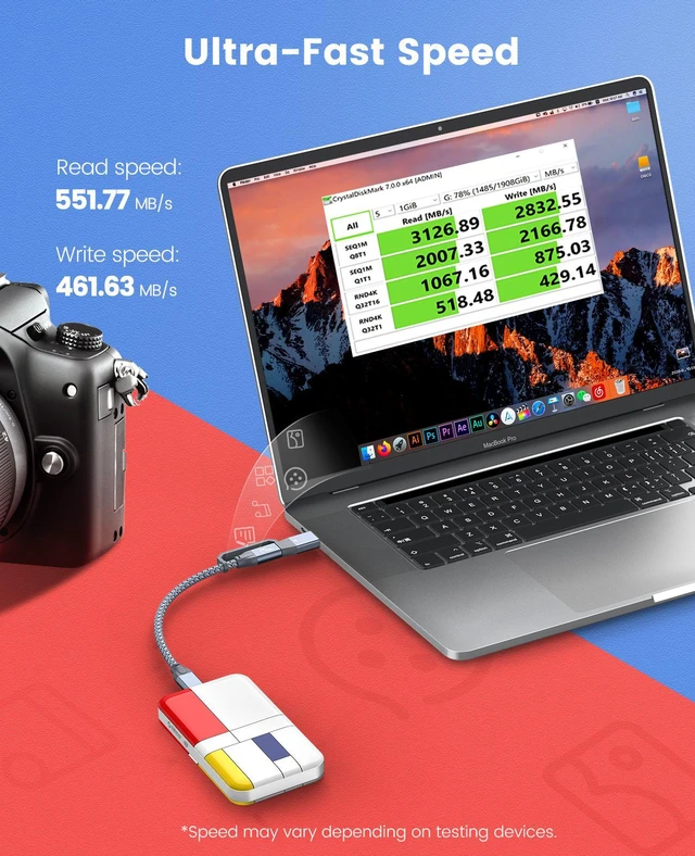 Alt view image 5 of 6 - ORICO 512GB Extreme Portable SSD External Solid State Drive