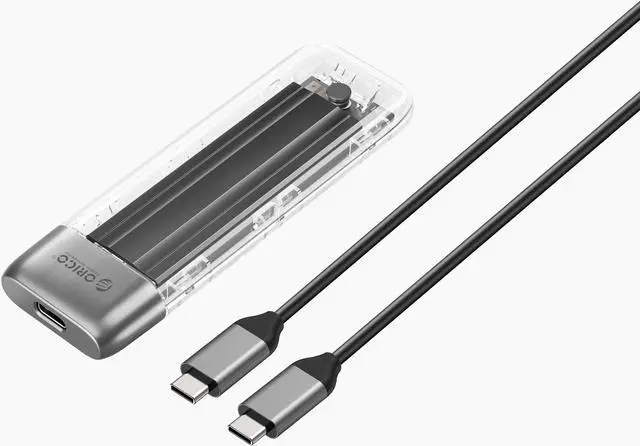 Main image of ORICO M.2 NVMe SSD Enclosure, Tool-Free USB 3.2 Type-C 10Gbps to M.2 SSD Enclosure for NVMe M.2(M-Key/B+M-Key) SSD Support 2230/2242/2260/2280, Up to 4TB