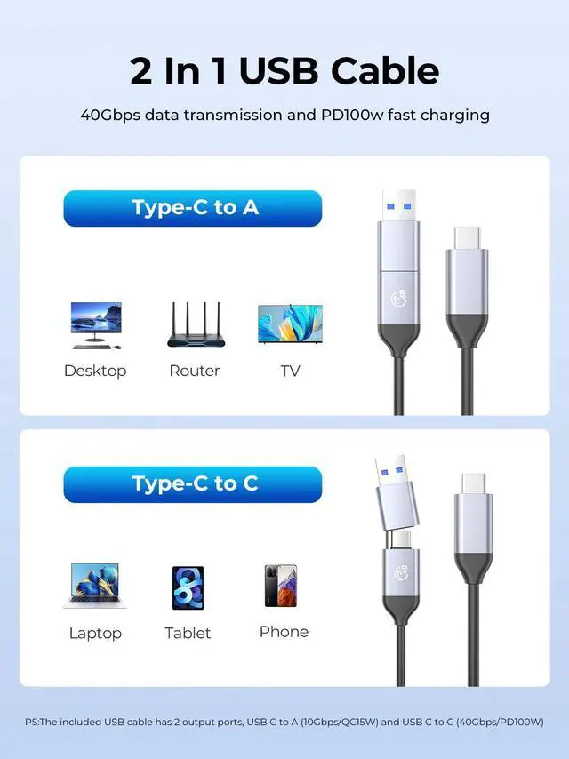 Alt view image 7 of 7 - ORICO Aluminium 40Gbps M.2 NVMe SSD Enclosure with Cooling Fan, External SSD Enclosure M.2 SSD Case, Support 2230 2242 2260 2280(only M Key) Max 8TB, Compatible with Thunderbolt 3/4 USB4/3.2[]CNM2]