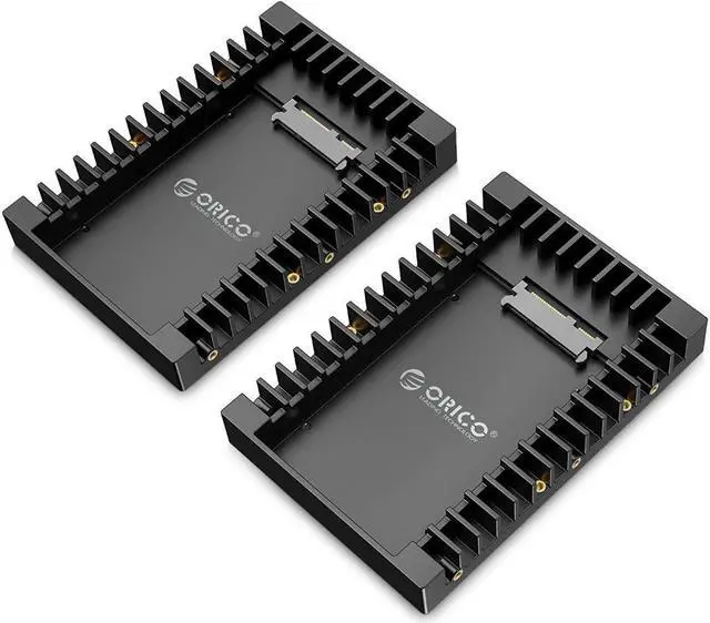 Main image of [2Packs] ORICO 2.5 SSD SATA to 3.5 Hard Drive Adapter Internal Drive Bay Converter Mounting Bracket Caddy Tray for 7 / 9.5 / 12.5mm 2.5 inch HDD / SSD with SATA III Interface