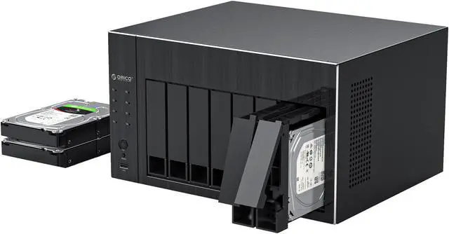 Main image of ORICO  8 Bay Network Attached Storage 2.5" 3.5" Hard Drive Enclosure with RAID Gen7 SATA to USB3.0 HDD Case [OS Series NAS] Diskless