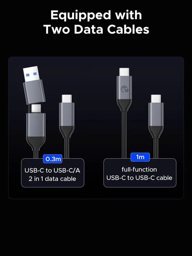 Alt view image 5 of 7 - ORICO 10Gbps detachable M.2 SSD enclosure docking station  with 10 port expansion innovative audio control and desktop aesthetics dock design,  with HDMI@4K60HZ, RJ45 and PD(PTM1)