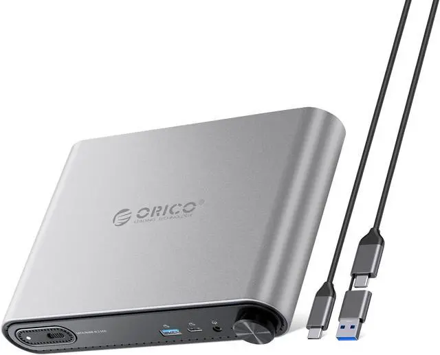 Main image of ORICO 10Gbps detachable M.2 SSD enclosure docking station  with 10 port expansion innovative audio control and desktop aesthetics dock design,  with HDMI@4K60HZ, RJ45 and PD(PTM1)