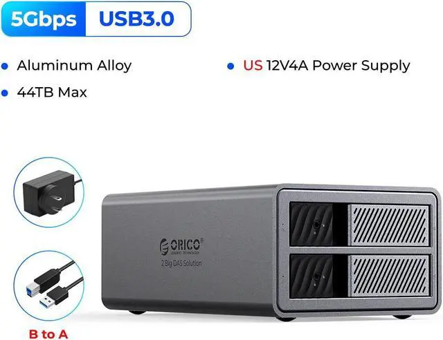 ORICO HDDケース2台 22TB*2 USB3.0接続9828U3 Amazon.co.jp: ORICO