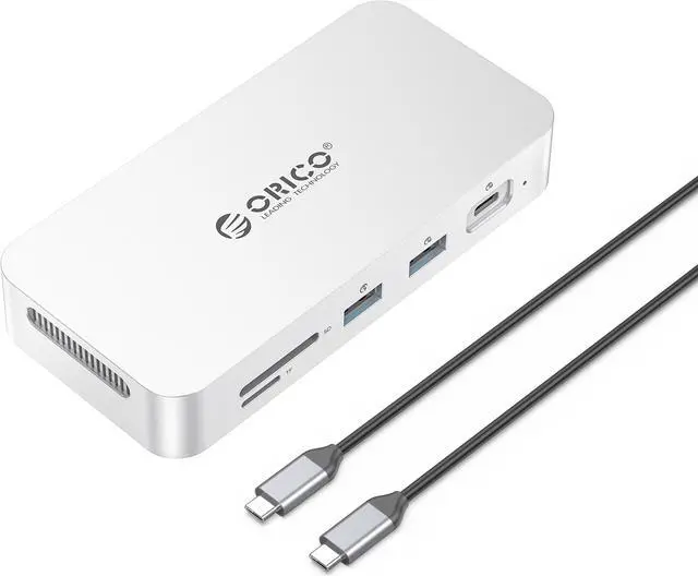Main image of ORICO Data Link 10-in-1 PSSD Docking Station with 2TB M.2 SSD Built in Cooling Fan 10Gbps PD100W 4K@30Hz Display USB C HUB with  for MacBook iMac  (SJ10)