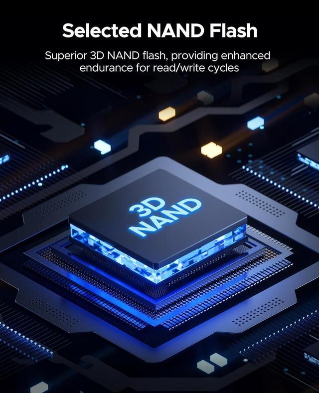 Alt view image 6 of 7 - ORICO M.2 2280 4TB SSD NGFF M.2 SATA III 6Gbps Internal Solid State Drive Hard Disk Data Storage for PC Desktop Laptop Ultra-book