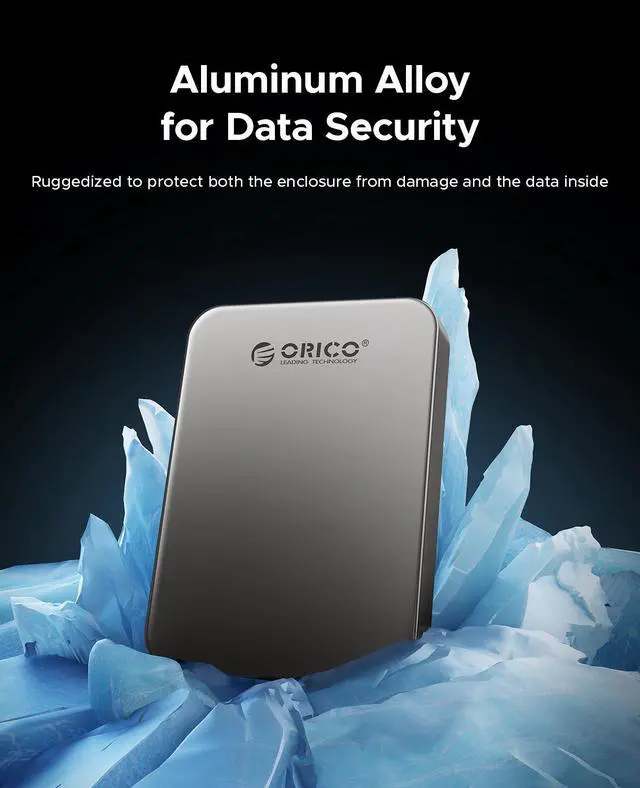 Alt view image 4 of 7 - ORICO Magnetic External SSD 5Gbps Read Speed Up to 460MB/s Portable SSD for iPhone 15 Pro's ProRes Videos-512GB Gray