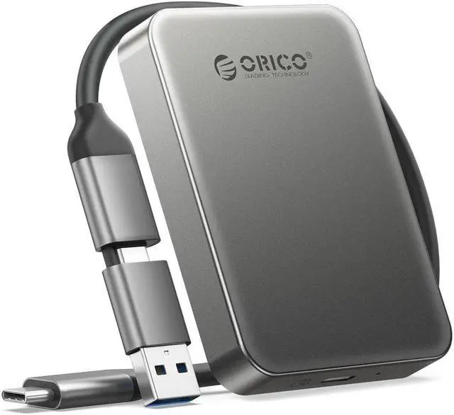 Main image of ORICO Magnetic External SSD 5Gbps Read Speed Up to 460MB/s Portable SSD for iPhone 15 Pro's ProRes Videos-512GB Gray