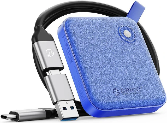 Main image of ORICO 1TB External SSD up to Read Speed up to 560MB/s USB Type-C Portable SSD-B5PLUS 1TB Blue