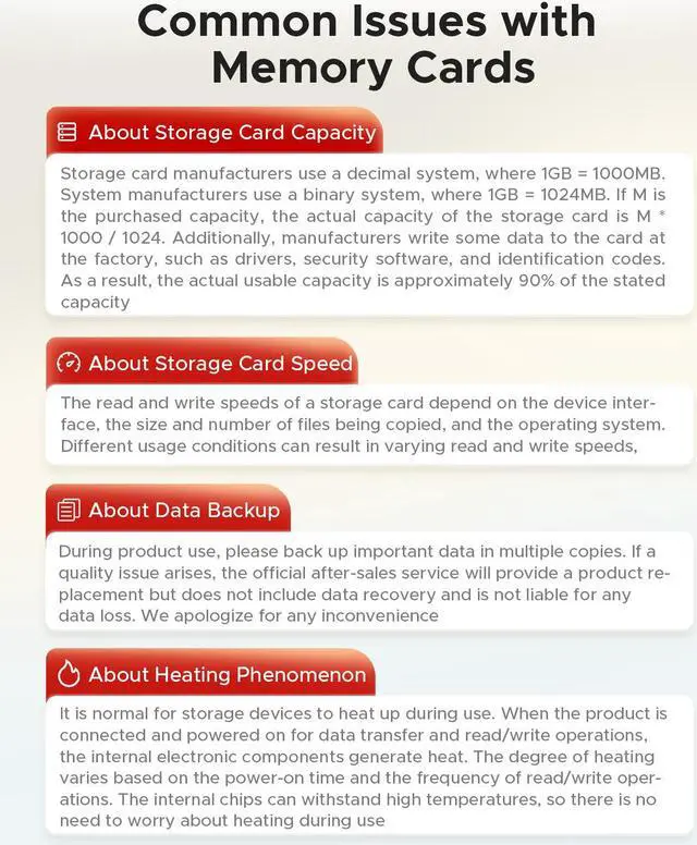 Alt view image 7 of 7 - ORICO 512GB Memory Card UHS U3, 4K Video Recording Compatible for cams, Speed Up to 180MB/s