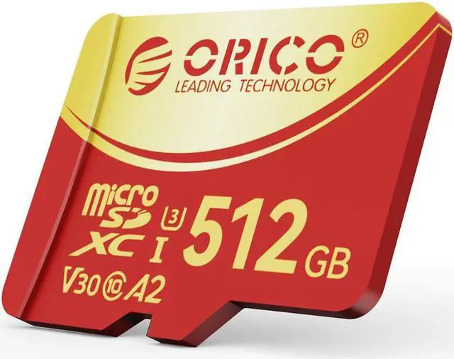 Main image of ORICO 512GB Memory Card UHS U3, 4K Video Recording Compatible for cams, Speed Up to 180MB/s