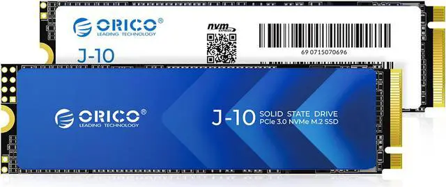 Main image of ORICO J10 Sereis 256GB M.2 2280 NVMe SSD PCIe Gen3x4 3D NAND Internal Solid State Drive with Cooling Vest, Read Speed up to 3100 MB/s for PC Desktop Laptop Ultrabook