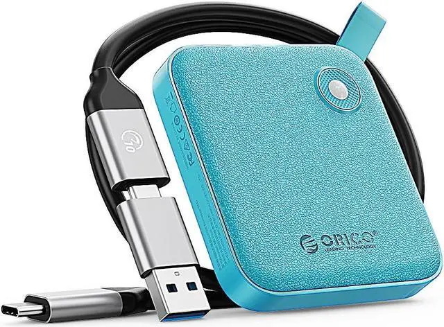 Main image of ORICO 4TB External SSD up to Read Speed up to 560MB/s USB Type-C Portable SSD-B5PLUS Green