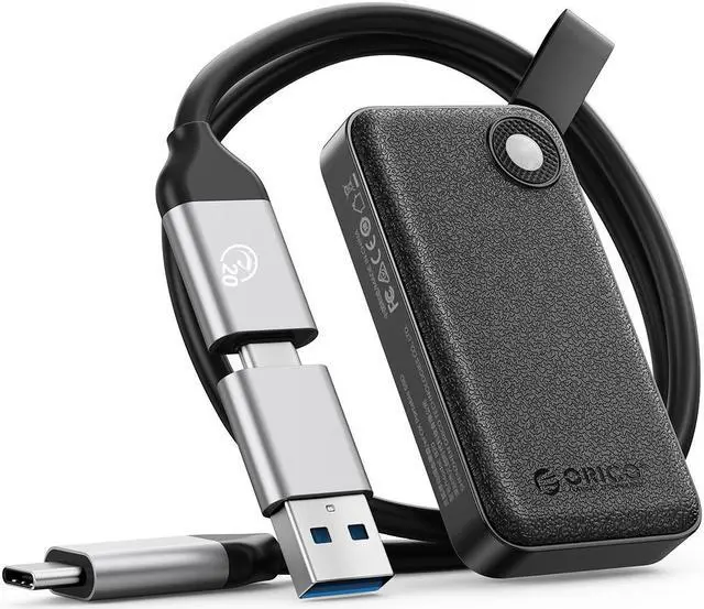 Main image of ORICO Portable SSD 2TB External Solid State Drive, Read Speeds Up to 2050MB/s Exteral SSD for Students, Professionals Black