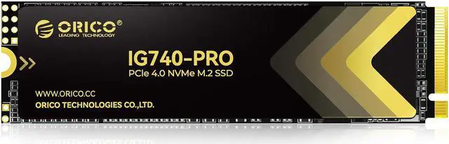 Main image of ORICO NVMe M.2 SSD Up to 7100Mb/s 1TB M.2 SSD PCle Gen4x4 NVMe2.0 Ultra-Fast Solid State Drive with Heatsink Cooling Copper for PC Desktop Laptop Game-Player