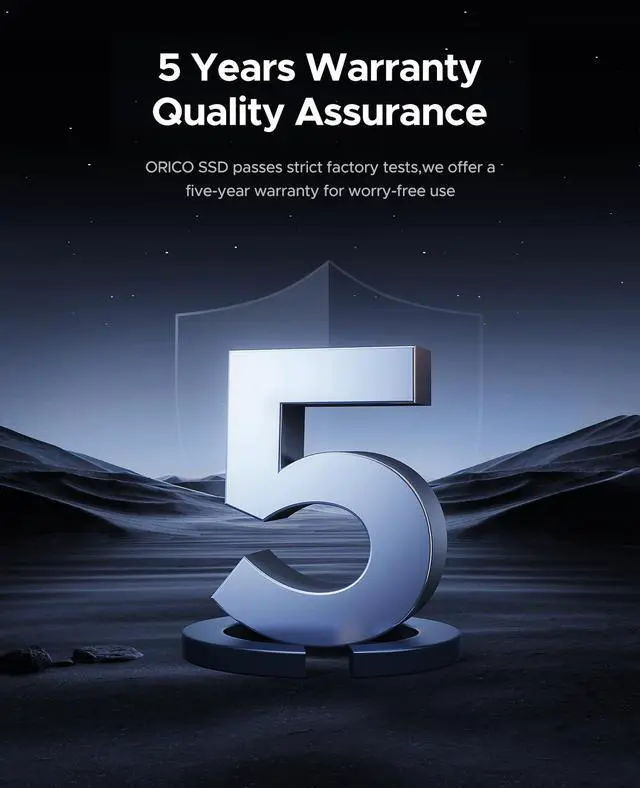 Alt view image 5 of 6 - ORICO 2TB M.2 2280 NVMe SSD PCIe Gen3x4 3D NAND Internal Solid State Drive, Read Speed up to 3500 MB/s Graphene Cooling for PC Desktop Laptop Ultrabook