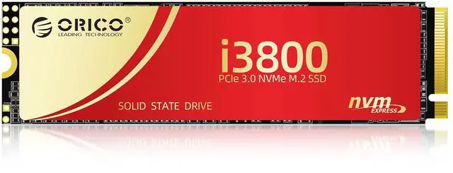 Main image of ORICO i3800 2TB M.2 NVMe SSD, PCIe Gen3x4 M2 2280 SSD, Up to 2800MB/s Read & 1600MB/s Write, 3D NAND Flash Internal Solid State Drive with SLC Cache, Compatible with Laptops PC Desktops 2TB
