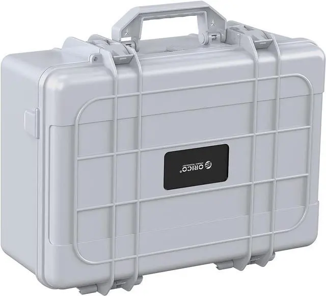 Alt view image 5 of 5 - ORICO Hard Drive Case 3.5inch 20-Bay HDD/SSD Multi-Protection Storage Suitcase with Foam Hard Case Shockproof Anti-Static MoistureProof Carrying Box-PSC L20