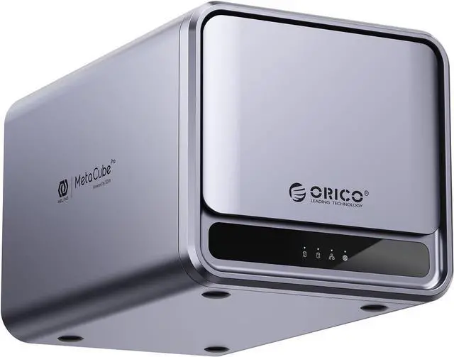 ORICO Remote Storage for APP-Connect, VPN Exclusive Channel(Data Does Not Go Through Public Cloud), SDVN Encryption, Samba & DLNA Protocol, 2GB RAM DDR4, RAID Function, Home Storage Center - TS200