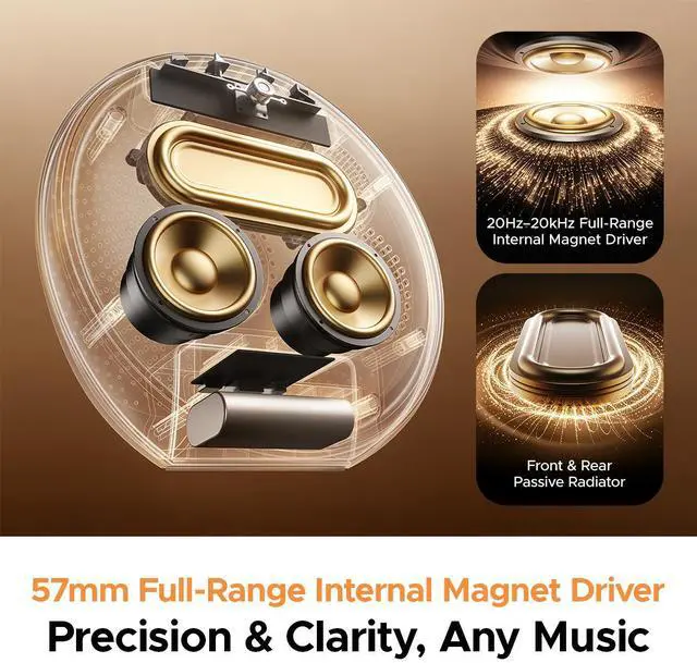 Alt view image 4 of 4 - ORICO Portable Bluetooth Speaker, 30W Wireless Speaker with FM Radio, TWS, AUX, TF Card, 3600mAh Battery